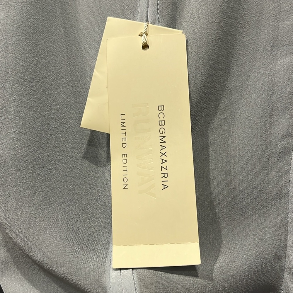 NEW BCBGMaxAzria Paid $568 plus tax Light Blue Midi Dress* new with tags* - Picture 10 of 15